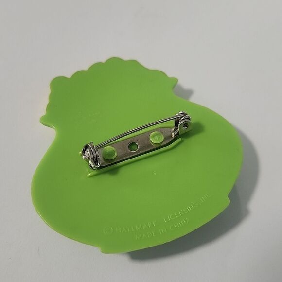 Green and Yellow Pot of Gold Brooch Hallmark - Picture 3 of 4